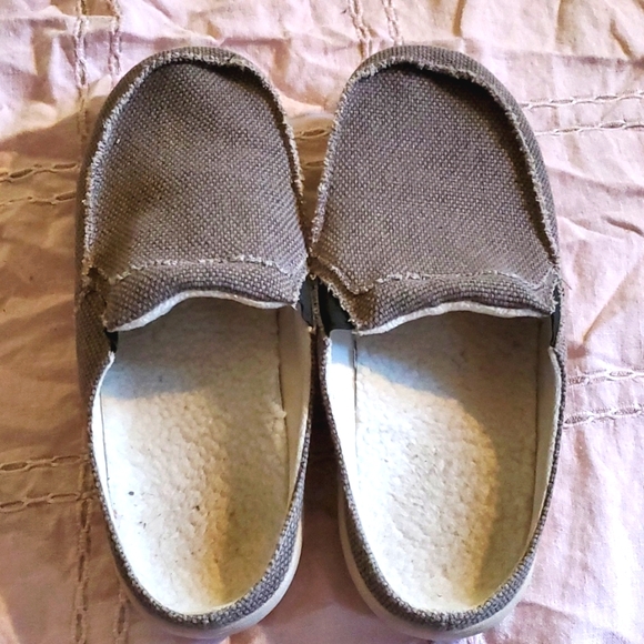 Men's 12 Brown Orthotic Slippers - Picture 1 of 2